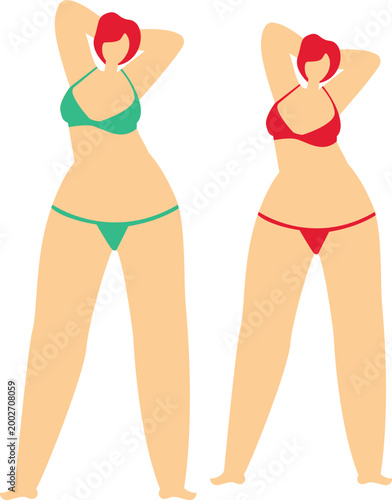 Modern Female Empowerment and Leadership Website Illustration