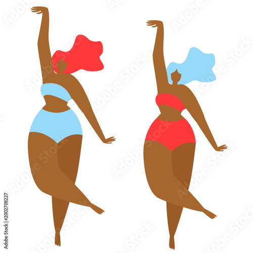 Modern Female Empowerment and Leadership Website Illustration