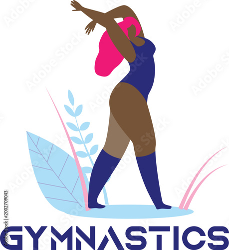 Modern Female Empowerment and Leadership Website Illustration