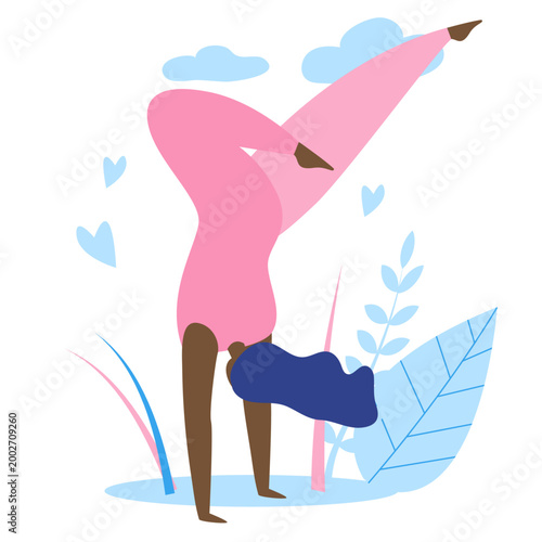 Modern Female Empowerment and Leadership Website Illustration