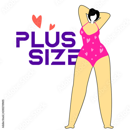 Modern Female Empowerment and Leadership Website Illustration