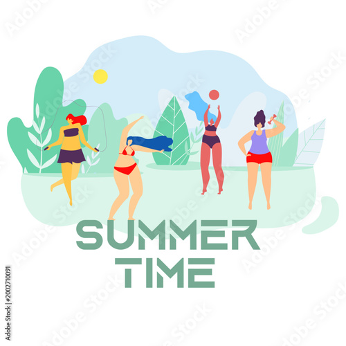 Modern Female Empowerment and Leadership Website Illustration