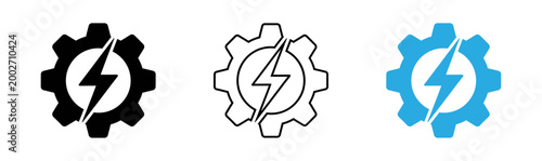 Фотография Electrify expo logo a modern representation of electric vehicle enthusiasm