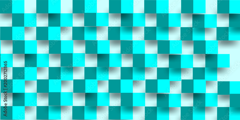 Fototapeta premium White and blue geometric texture. Background can be used in cover design, CD cover, book design, website background, advertising. White seamless texture with shadow.