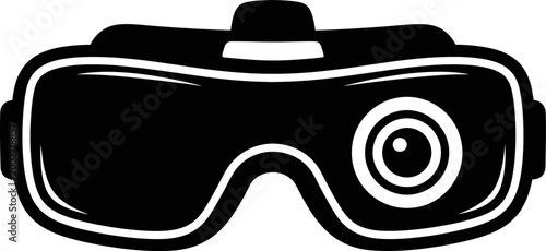 Virtual reality headset showcases immersive technology used for advanced digital gaming and simulation experiences.