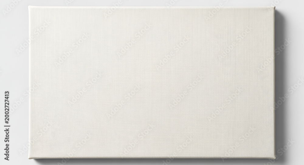 Fototapeta premium Blank Canvas Ready for Artistic Creation.