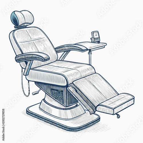 Bold Stroke Dental Chair Treatment Unit Professional Photo Great for Commercial Projects
