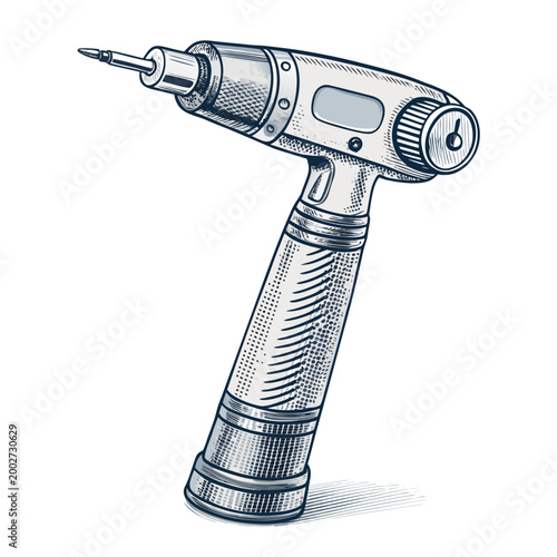 Bold Stroke Dental Drill Handpiece Tool Creative Visual Perfect for Editorial Content