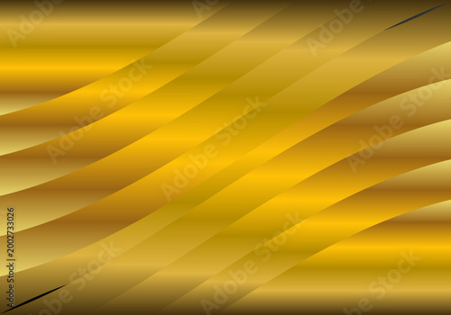 Textura metálica abstracta con franjas diagonales doradas y reflejos de luz