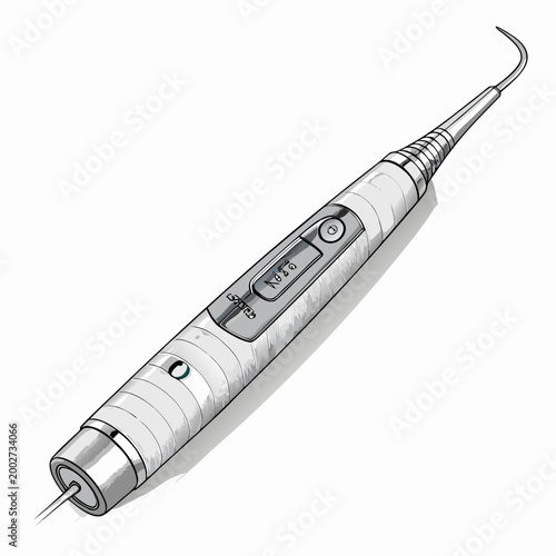 Stunning Bold Stroke Dental Ultrasonic Scaler Device High-Quality Stock Image