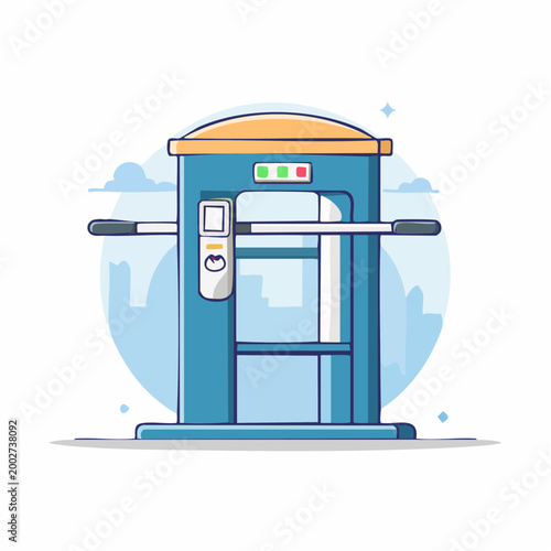 Turnstile Gate Illustration