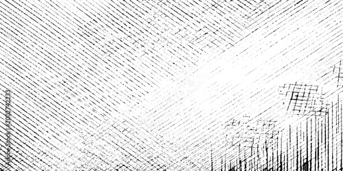 Black grunge texture background with diagonal and vertical lines scratches