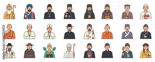 Religious Leaders and Clergy Icons