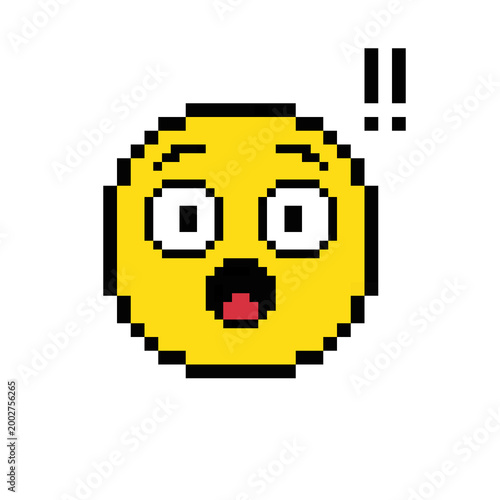 Valokuva PNG emoticon images, shocked emoticons, shocked emoticons, wow shocked emoticons, pixel art emoticons, expressions
