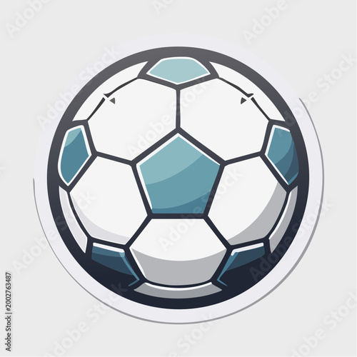 Stylized Soccer Ball Icon