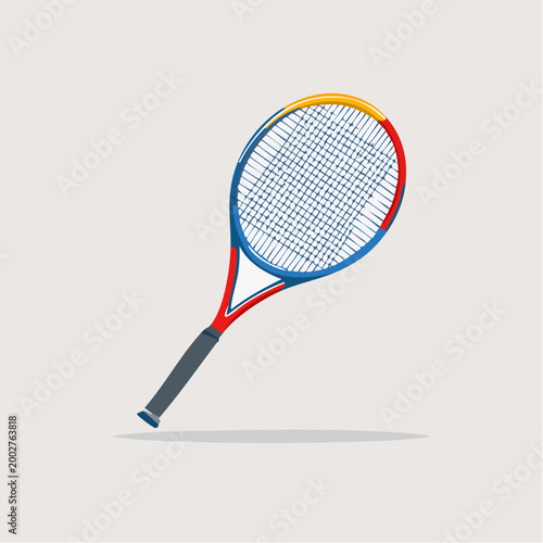 Illustration of a Tennis Racquet