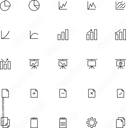 set of icons, business icons set
