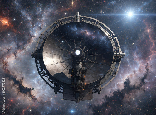     Space telescope observing deep universe