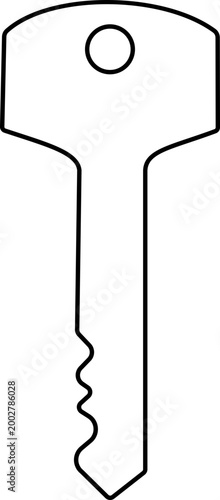 Keys icon key, lock, unlock, security, access, house, door, property symbols, vintage and modern key shapes in flat and line style black vector illustration isolated