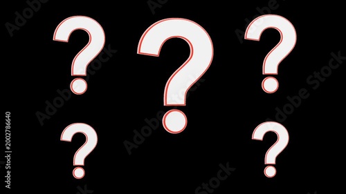 3D Question Mark | Alpha Channel