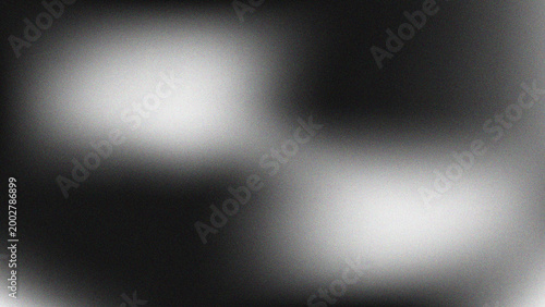 Fotografía Grainy gradient background with dark white and gray monochrome grayscale noise t