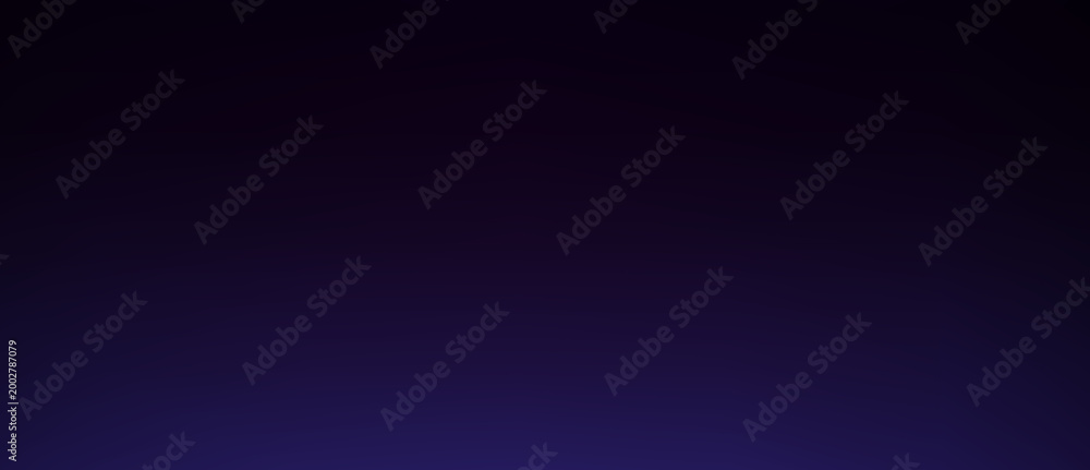 Obraz premium Dark navy purple gradient background with soft vignette and mysterious empty space