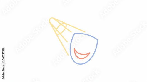 Performing Arts Comedy Theater Mask Icon
