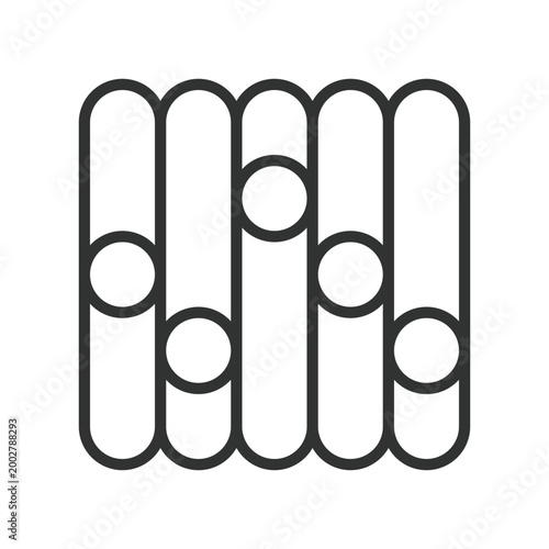 Diagonal diamond grid with circular nodes seamless pattern in minimal line design, geometric, abstract, symmetry repeating vector