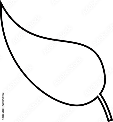 Leaf silhouettes icon foliage leaves nature botanical plant shapes vector pack, flat and line style black icons, eco greenery elements bundle isolated design