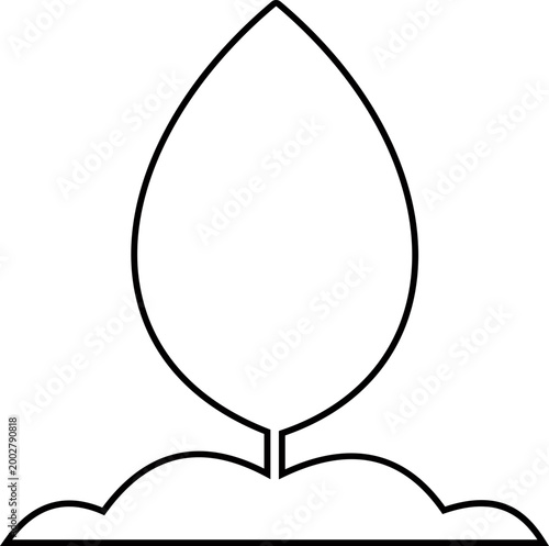 Leaf silhouettes icon foliage leaves nature botanical plant shapes vector pack, flat and line style black icons, eco greenery elements bundle isolated design