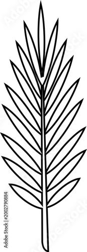 Leaf silhouettes icon foliage leaves nature botanical plant shapes vector pack, flat and line style black icons, eco greenery elements bundle isolated design