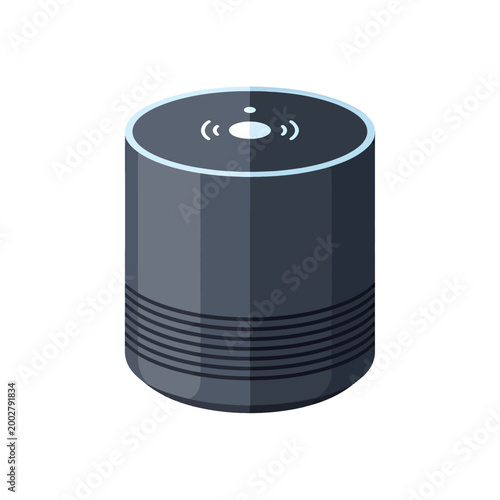 A modern smart speaker device for voice control and home automation systems