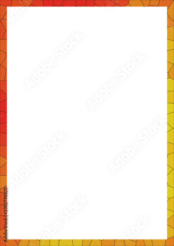 Abstract Gradient Frame Border, Colorful Textured Rectangle Design Element