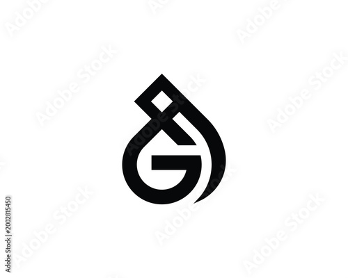 GJ Logo Design. GJ