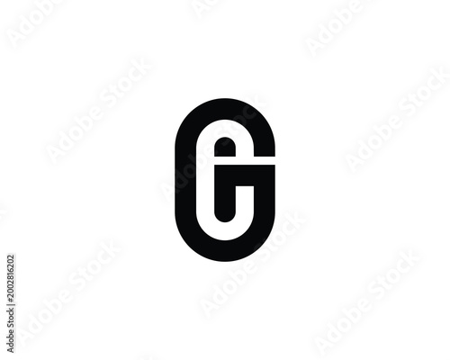 GI logo Design. GI