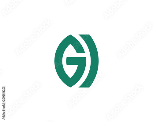 GI logo Design. GI