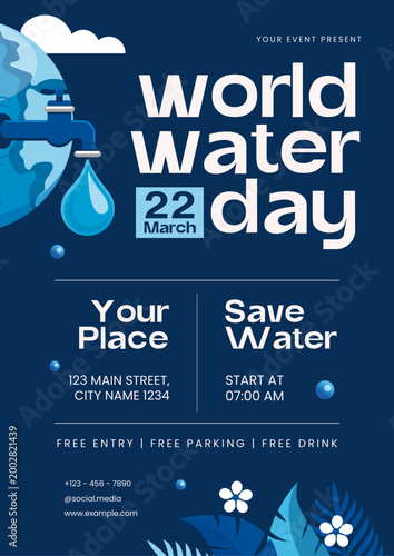 World water day - Flyer Template