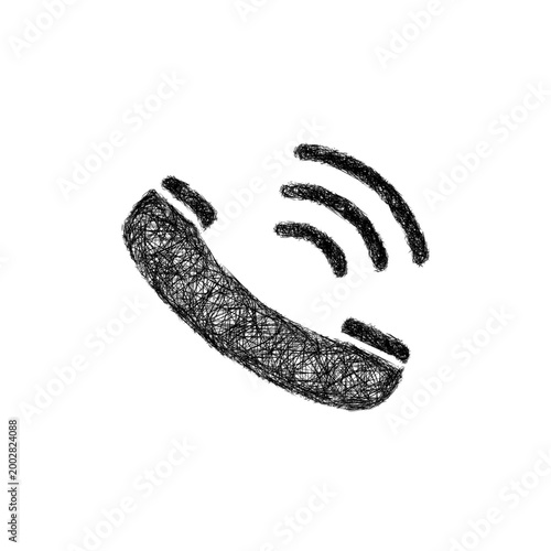 Sketch incoming call icon design