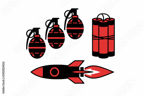 Wooden Construction Barrier with Warning Lights on White Background