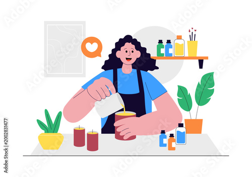 DIY Class Vector Illustration Featuring Craft Workshop Creative Handmade Activities, Pottery, Painting, Sewing, Art Learning, Hobby Studio Design