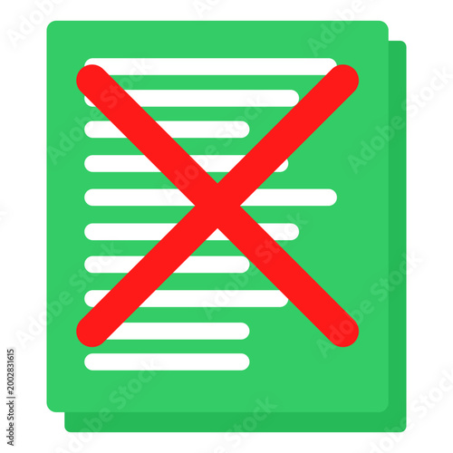 Document and cross mark (1)