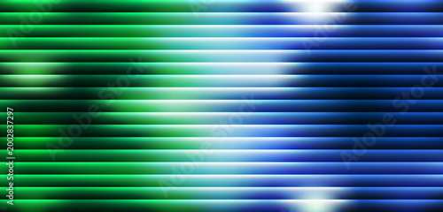 Green and cyan glass effect gradient with vibrant glow, noise texture, and horizontal wave pattern