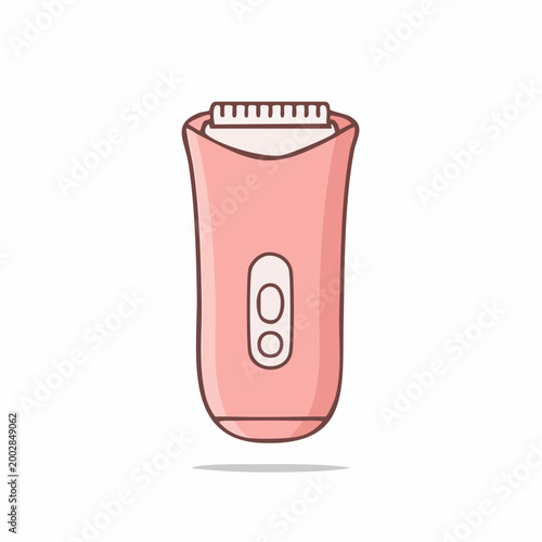 Pink Electric Epilator Device