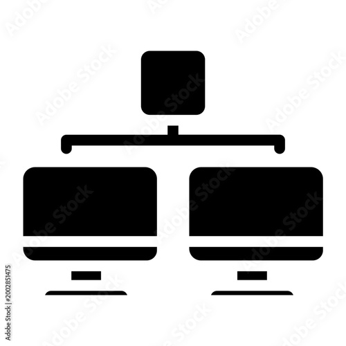 Fotografie Vector Design LAN Icon Style