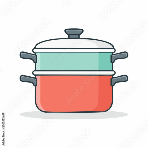 Steamer Pot Illustration