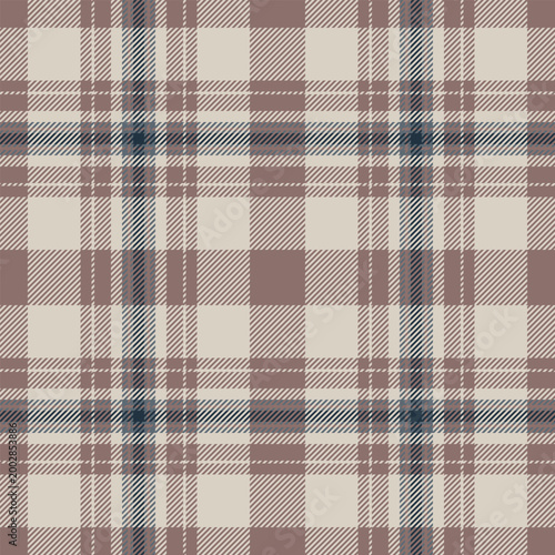 Style fabric plaid texture, bandanna vector textile check. Sheet seamless background pattern tartan in pastel and light colors.