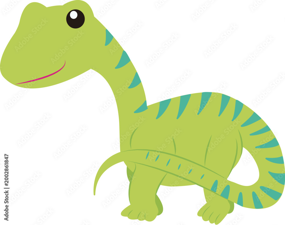 Fototapeta premium cute dinosaur sticker