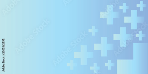 A light blue background with plus signs, perfect for nurse day celebrations and medical themes, creating a positive and caring atmosphere
