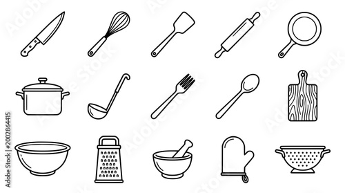 Kitchen Utensils and Cooking Equipment Set
