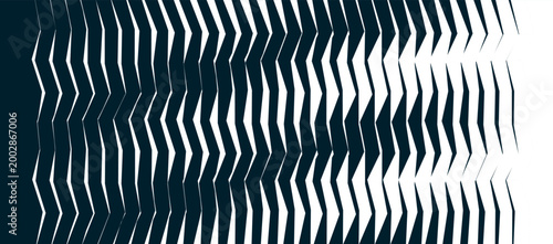 A background with curved lines creating an angular design. Changing color saturation. Dynamic movement. Geometric art. Illustration for a brochure, poster, cover, card, presentation, flyer, or banner.
